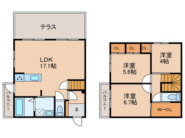 RA-ASHIYAの物件間取画像